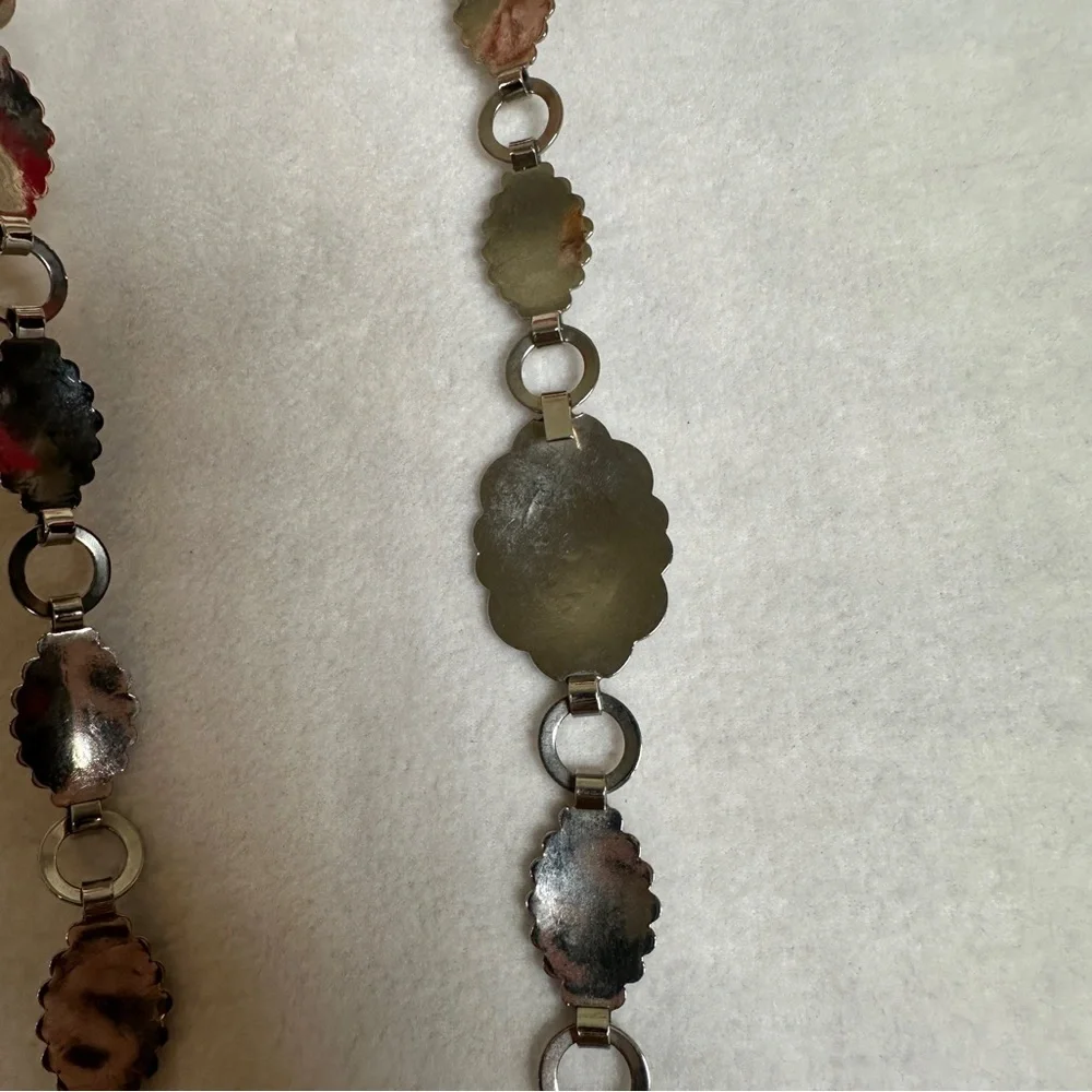 Conco belt dainty Silver western coastal cowgirl‎ oval thin small statement